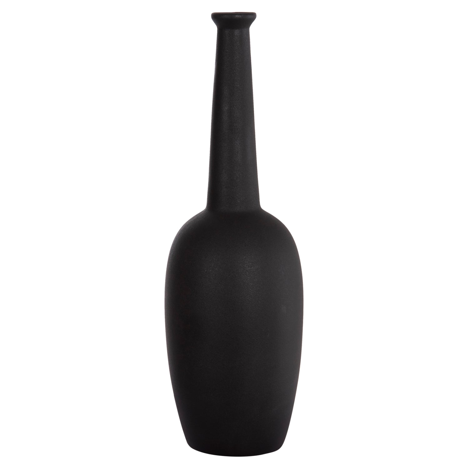 ΕΠΙΤΡΑΠΕΖΙΟ ΚΕΡΑΜΙΚΟ ΔΙΑΚΟΣΜΗΤΙΚΟ ELENDIL HM4591.02 ΜΑΥΡΟ ΜΑΤ Φ12x39.5Υεκ - Pakobazaar