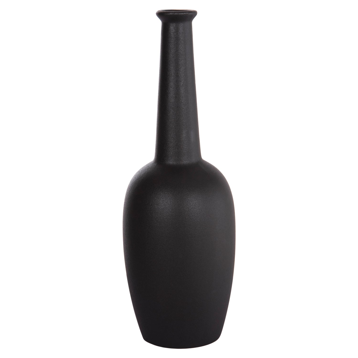 ΕΠΙΤΡΑΠΕΖΙΟ ΚΕΡΑΜΙΚΟ ΔΙΑΚΟΣΜΗΤΙΚΟ ELENDIL HM4592.02 ΜΑΥΡΟ ΜΑΤ Φ10x30Υεκ - Pakobazaar