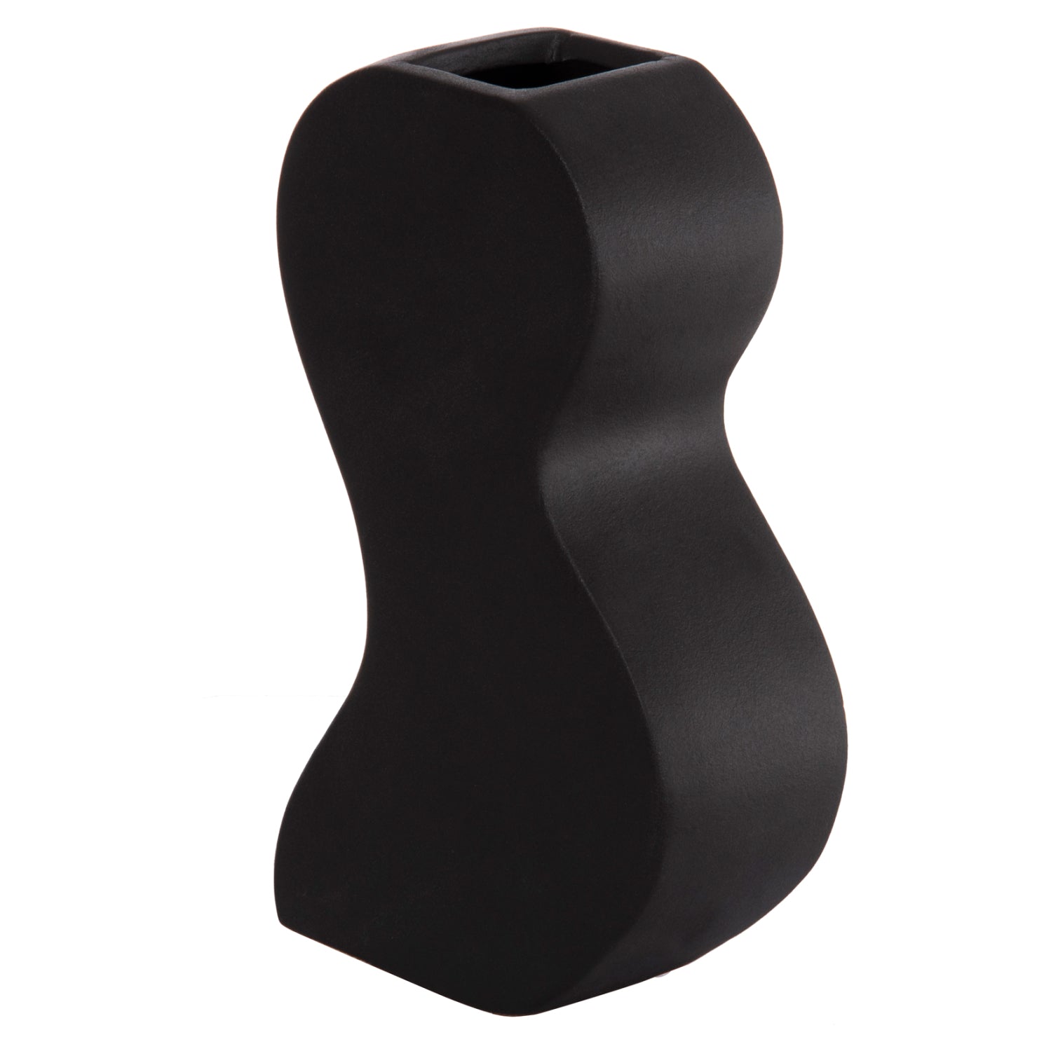 ΕΠΙΤΡΑΠΕΖΙΟ ΚΕΡΑΜΙΚΟ ΔΙΑΚΟΣΜΗΤΙΚΟ ΣΕΙΡΑ SEBOR HM4590.02 MATTE BLACK 13x6x22Υεκ - Pakobazaar