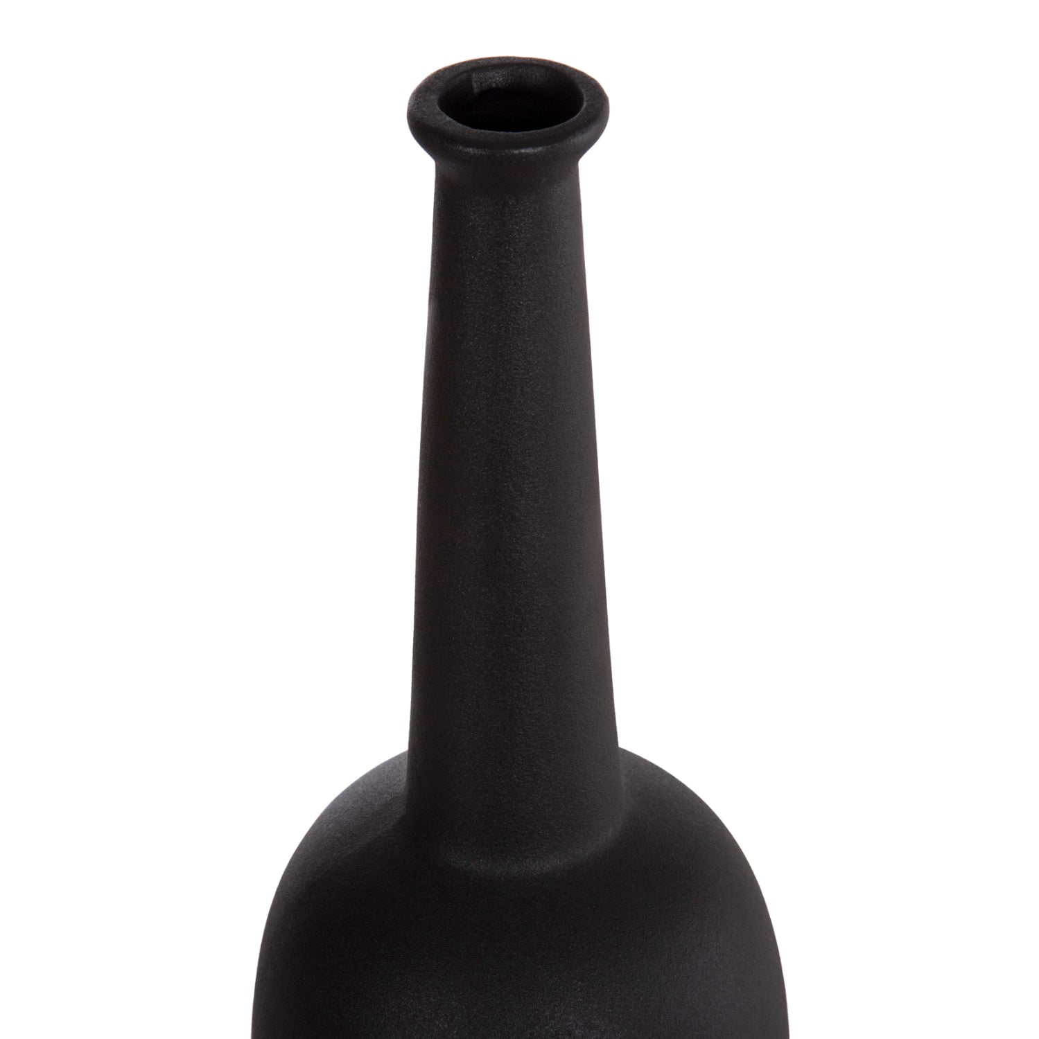 ΕΠΙΤΡΑΠΕΖΙΟ ΚΕΡΑΜΙΚΟ ΔΙΑΚΟΣΜΗΤΙΚΟ ELENDIL HM4591.02 ΜΑΥΡΟ ΜΑΤ Φ12x39.5Υεκ - Pakobazaar