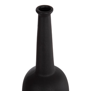 ΕΠΙΤΡΑΠΕΖΙΟ ΚΕΡΑΜΙΚΟ ΔΙΑΚΟΣΜΗΤΙΚΟ ELENDIL HM4591.02 ΜΑΥΡΟ ΜΑΤ Φ12x39.5Υεκ - Pakobazaar