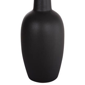 ΕΠΙΤΡΑΠΕΖΙΟ ΚΕΡΑΜΙΚΟ ΔΙΑΚΟΣΜΗΤΙΚΟ ELENDIL HM4592.02 ΜΑΥΡΟ ΜΑΤ Φ10x30Υεκ - Pakobazaar