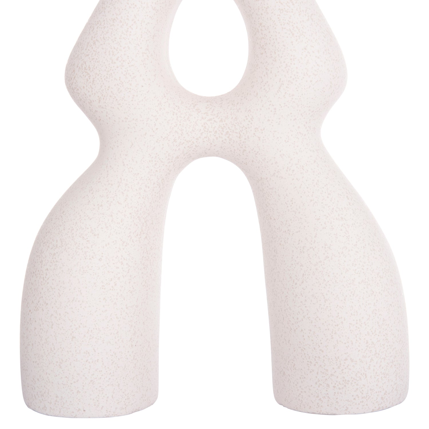 ΕΠΙΤΡΑΠΕΖΙΟ ΚΕΡΑΜΙΚΟ ΔΙΑΚΟΣΜΗΤΙΚΟ ISIL HM4598.01 ΥΠΟΛΕΥΚΟ ΚΡΥΣΤΑΛΛΙΚΟ 25x9x29,5Υεκ - Pakobazaar