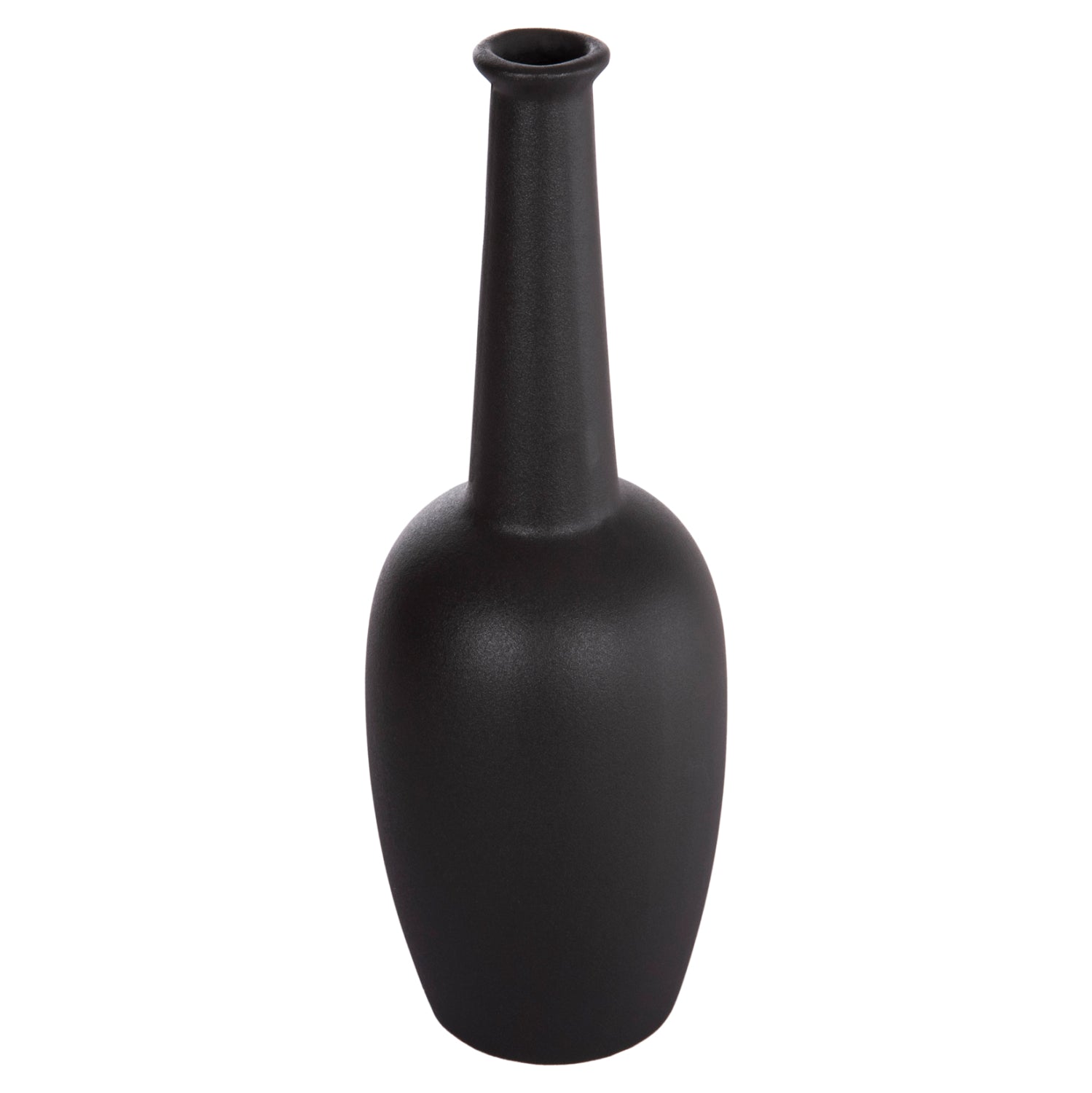 ΕΠΙΤΡΑΠΕΖΙΟ ΚΕΡΑΜΙΚΟ ΔΙΑΚΟΣΜΗΤΙΚΟ ELENDIL HM4592.02 ΜΑΥΡΟ ΜΑΤ Φ10x30Υεκ - Pakobazaar
