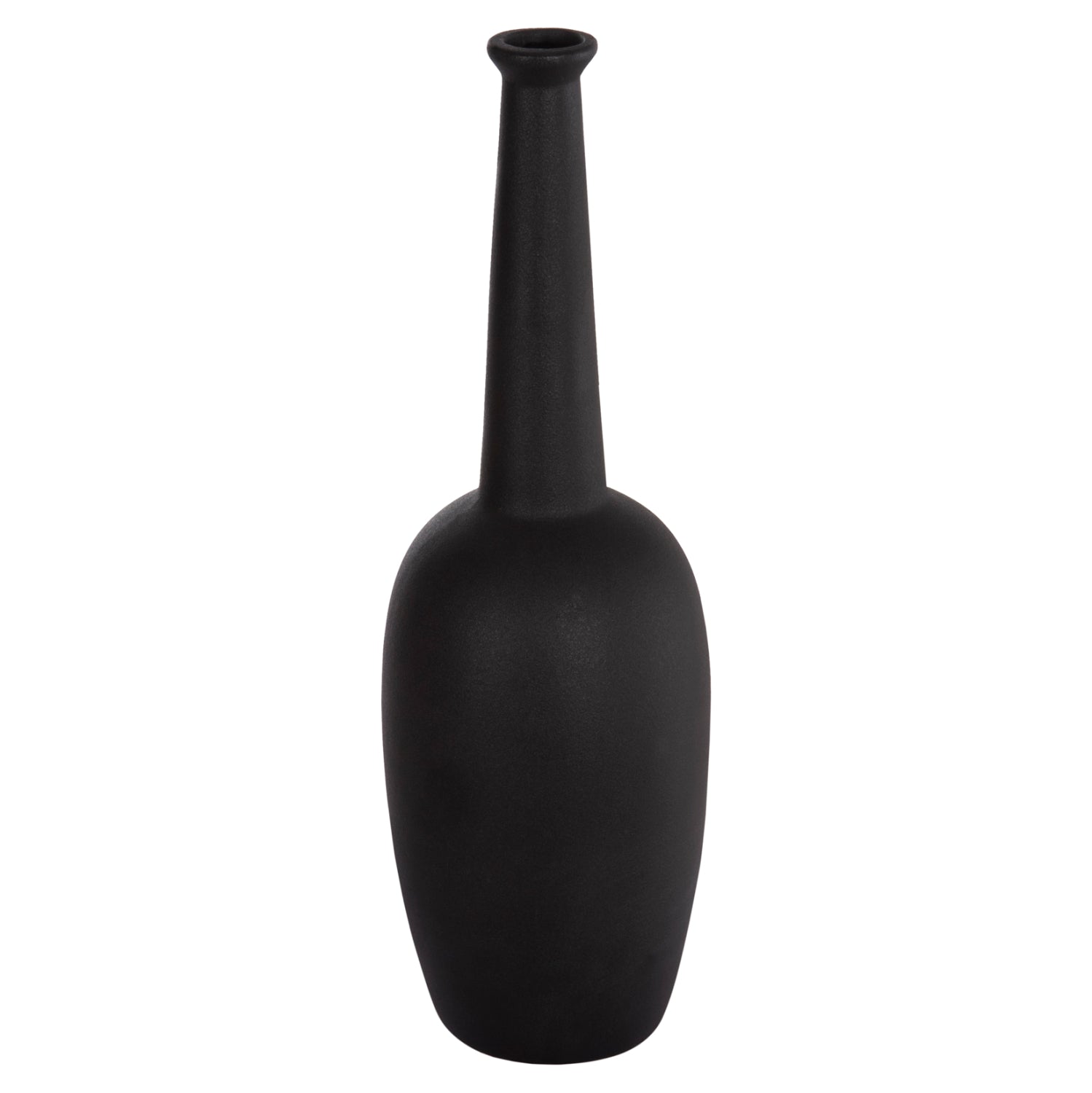 ΕΠΙΤΡΑΠΕΖΙΟ ΚΕΡΑΜΙΚΟ ΔΙΑΚΟΣΜΗΤΙΚΟ ELENDIL HM4591.02 ΜΑΥΡΟ ΜΑΤ Φ12x39.5Υεκ - Pakobazaar