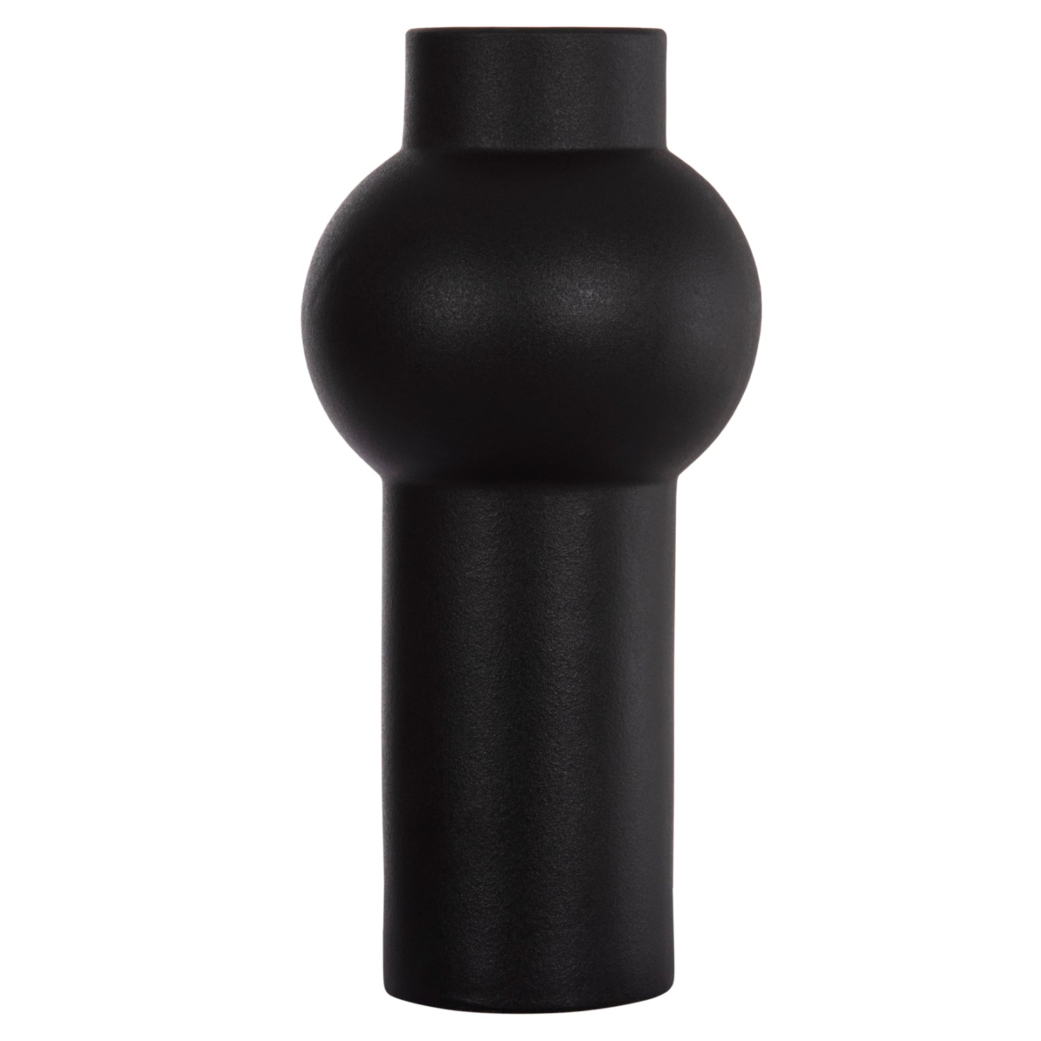 ΕΠΙΤΡΑΠΕΖΙΟ ΚΕΡΑΜΙΚΟ ΔΙΑΚΟΣΜΗΤΙΚΟ SCEPTER HM4605.02 ΜΑΥΡΟ ΜΑΤ Φ15x30Υ εκ. - Pakobazaar