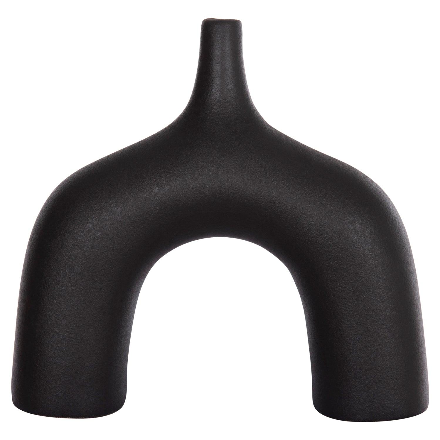 ΕΠΙΤΡΑΠΕΖΙΟ ΚΕΡΑΜΙΚΟ ΔΙΑΚΟΣΜΗΤΙΚΟ ΣΕΙΡΑ ISIL HM4601.02 ΜΑΥΡΟ ΜΑΤ 35x10x32.5Υεκ - Pakobazaar