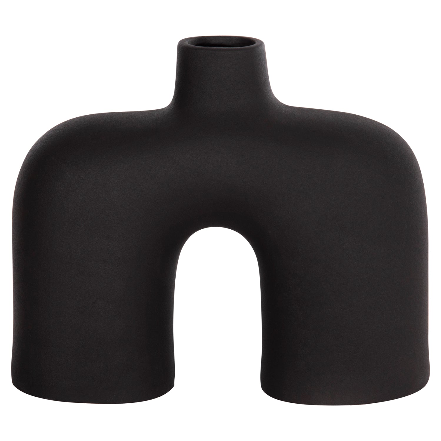 ΕΠΙΤΡΑΠΕΖΙΟ ΚΕΡΑΜΙΚΟ ΔΙΑΚΟΣΜΗΤΙΚΟ ISIL HM4600.02 ΜΑΥΡΟ ΜΑΤ 27x9,5x22,5Y εκ. - Pakobazaar