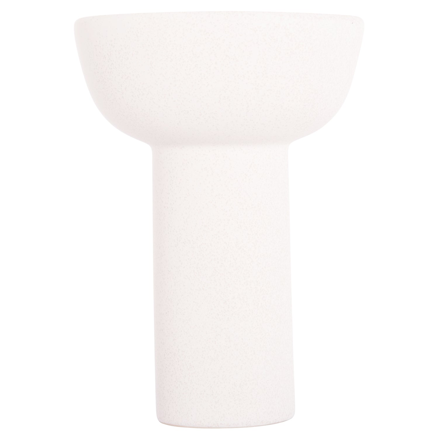 ΕΠΙΤΡΑΠΕΖΙΟ ΚΕΡΑΜΙΚΟ ΔΙΑΚΟΣΜΗΤΙΚΟ ELENDIL HM4602.01 ΥΠΟΛΕΥΚΟ ΚΡΥΣΤΑΛΛΙΚΟ Φ23x32Υ εκ. - Pakobazaar