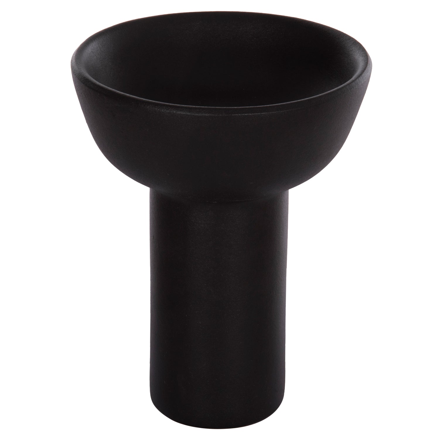 ΕΠΙΤΡΑΠΕΖΙΟ ΚΕΡΑΜΙΚΟ ΔΙΑΚΟΣΜΗΤΙΚΟ ELENDIL HM4603.02 ΜΑΥΡΟ ΜΑΤ Φ20x26.5Υεκ - Pakobazaar