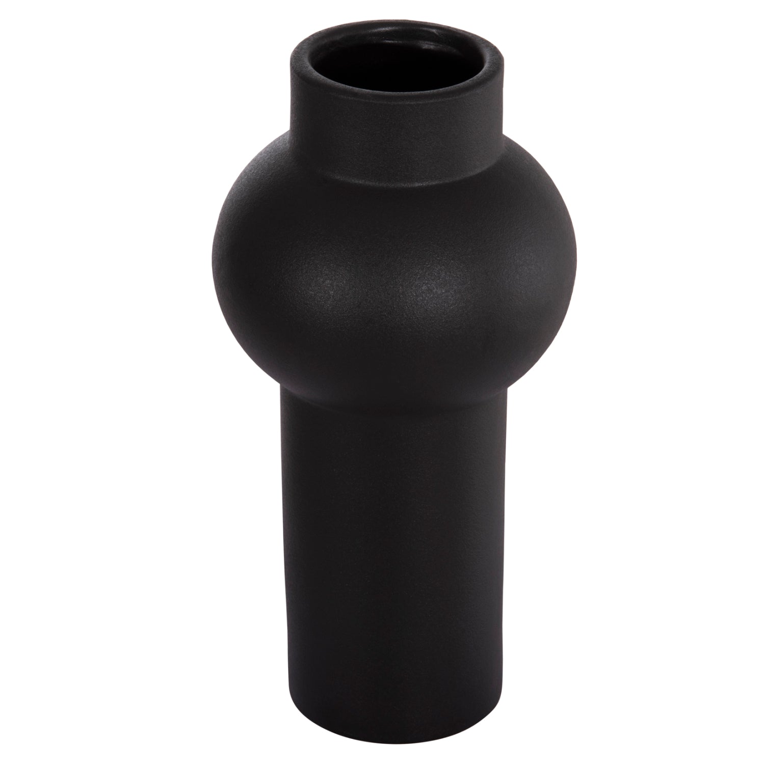ΕΠΙΤΡΑΠΕΖΙΟ ΚΕΡΑΜΙΚΟ ΔΙΑΚΟΣΜΗΤΙΚΟ SCEPTER HM4605.02 ΜΑΥΡΟ ΜΑΤ Φ15x30Υ εκ. - Pakobazaar