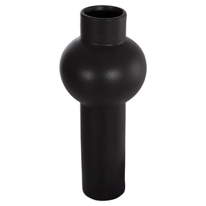 ΕΠΙΤΡΑΠΕΖΙΟ ΚΕΡΑΜΙΚΟ ΔΙΑΚΟΣΜΗΤΙΚΟ SCEPTER HM4604.02 ΜΑΥΡΟ ΜΑΤ Φ17x39Υεκ - Pakobazaar