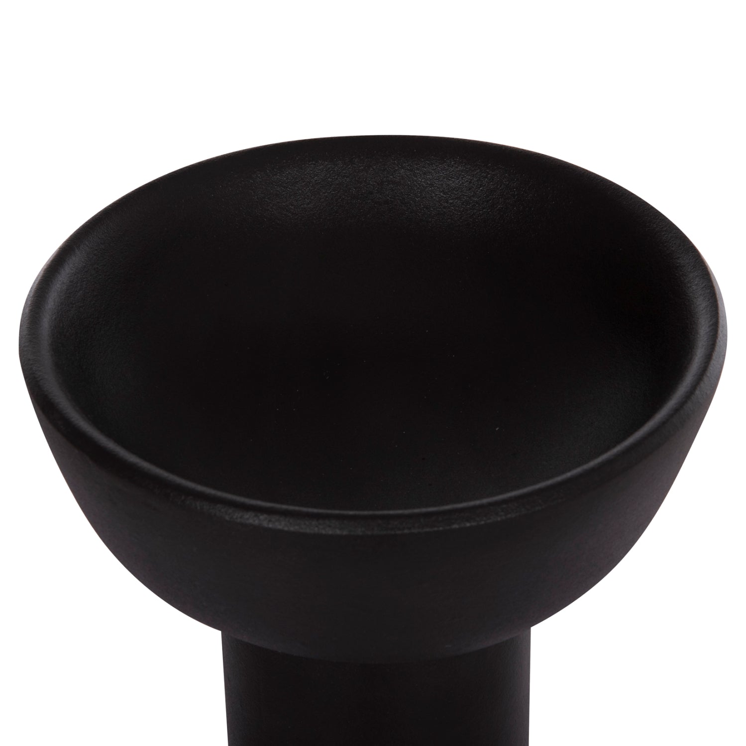 ΕΠΙΤΡΑΠΕΖΙΟ ΚΕΡΑΜΙΚΟ ΔΙΑΚΟΣΜΗΤΙΚΟ ELENDIL HM4603.02 ΜΑΥΡΟ ΜΑΤ Φ20x26.5Υεκ - Pakobazaar