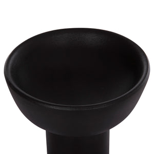 ΕΠΙΤΡΑΠΕΖΙΟ ΚΕΡΑΜΙΚΟ ΔΙΑΚΟΣΜΗΤΙΚΟ ELENDIL HM4603.02 ΜΑΥΡΟ ΜΑΤ Φ20x26.5Υεκ - Pakobazaar