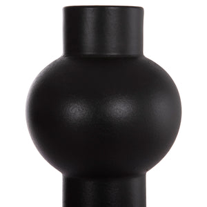 ΕΠΙΤΡΑΠΕΖΙΟ ΚΕΡΑΜΙΚΟ ΔΙΑΚΟΣΜΗΤΙΚΟ SCEPTER HM4604.02 ΜΑΥΡΟ ΜΑΤ Φ17x39Υεκ - Pakobazaar