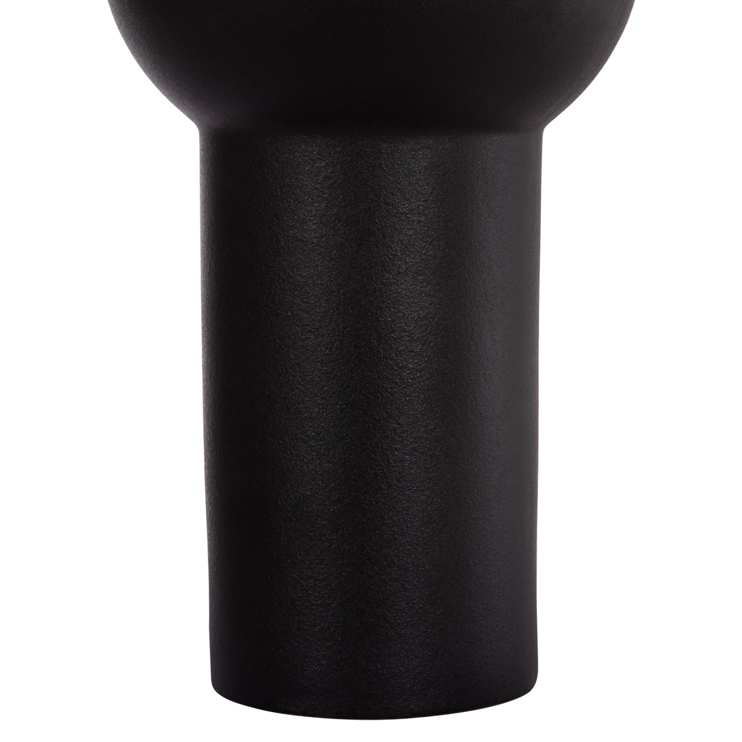 ΕΠΙΤΡΑΠΕΖΙΟ ΚΕΡΑΜΙΚΟ ΔΙΑΚΟΣΜΗΤΙΚΟ SCEPTER HM4605.02 ΜΑΥΡΟ ΜΑΤ Φ15x30Υ εκ. - Pakobazaar