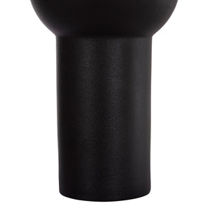 ΕΠΙΤΡΑΠΕΖΙΟ ΚΕΡΑΜΙΚΟ ΔΙΑΚΟΣΜΗΤΙΚΟ SCEPTER HM4605.02 ΜΑΥΡΟ ΜΑΤ Φ15x30Υ εκ. - Pakobazaar