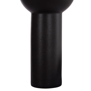 ΕΠΙΤΡΑΠΕΖΙΟ ΚΕΡΑΜΙΚΟ ΔΙΑΚΟΣΜΗΤΙΚΟ SCEPTER HM4604.02 ΜΑΥΡΟ ΜΑΤ Φ17x39Υεκ - Pakobazaar