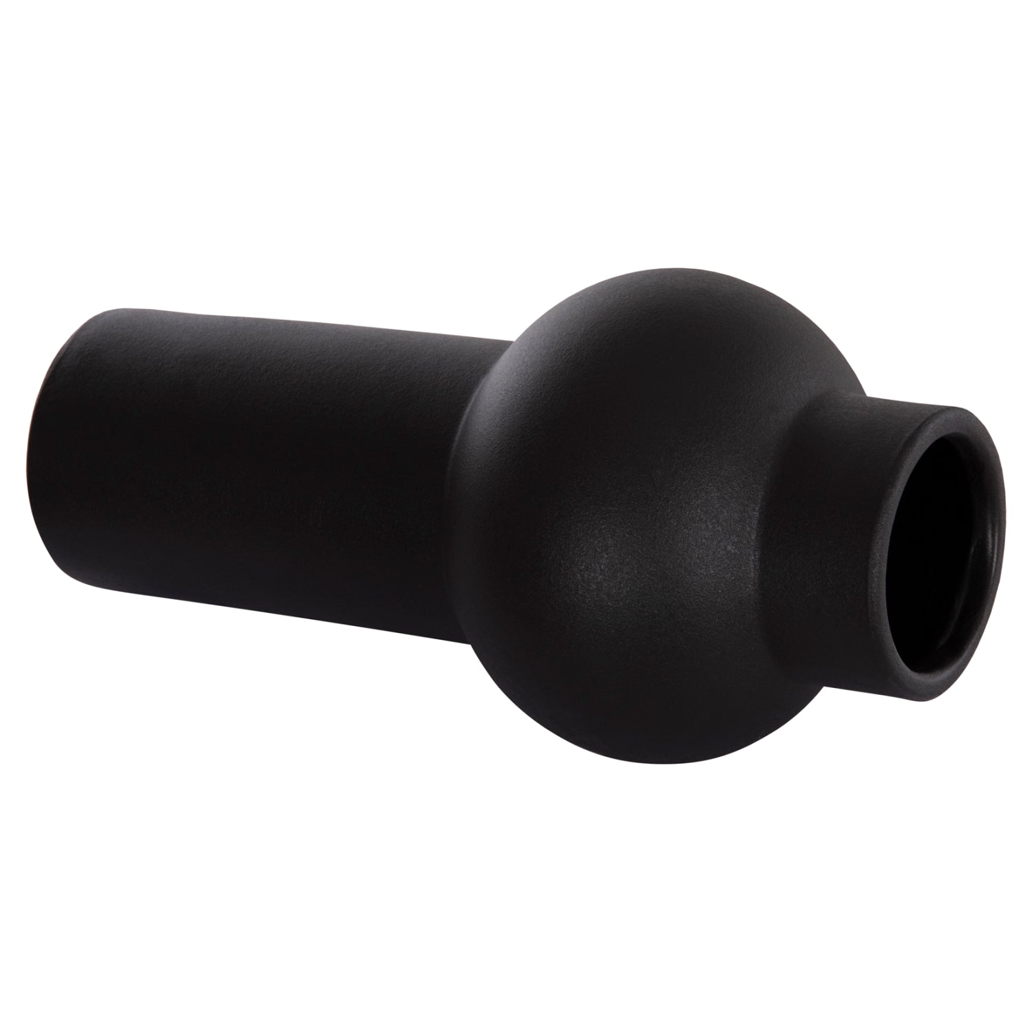 ΕΠΙΤΡΑΠΕΖΙΟ ΚΕΡΑΜΙΚΟ ΔΙΑΚΟΣΜΗΤΙΚΟ SCEPTER HM4605.02 ΜΑΥΡΟ ΜΑΤ Φ15x30Υ εκ. - Pakobazaar