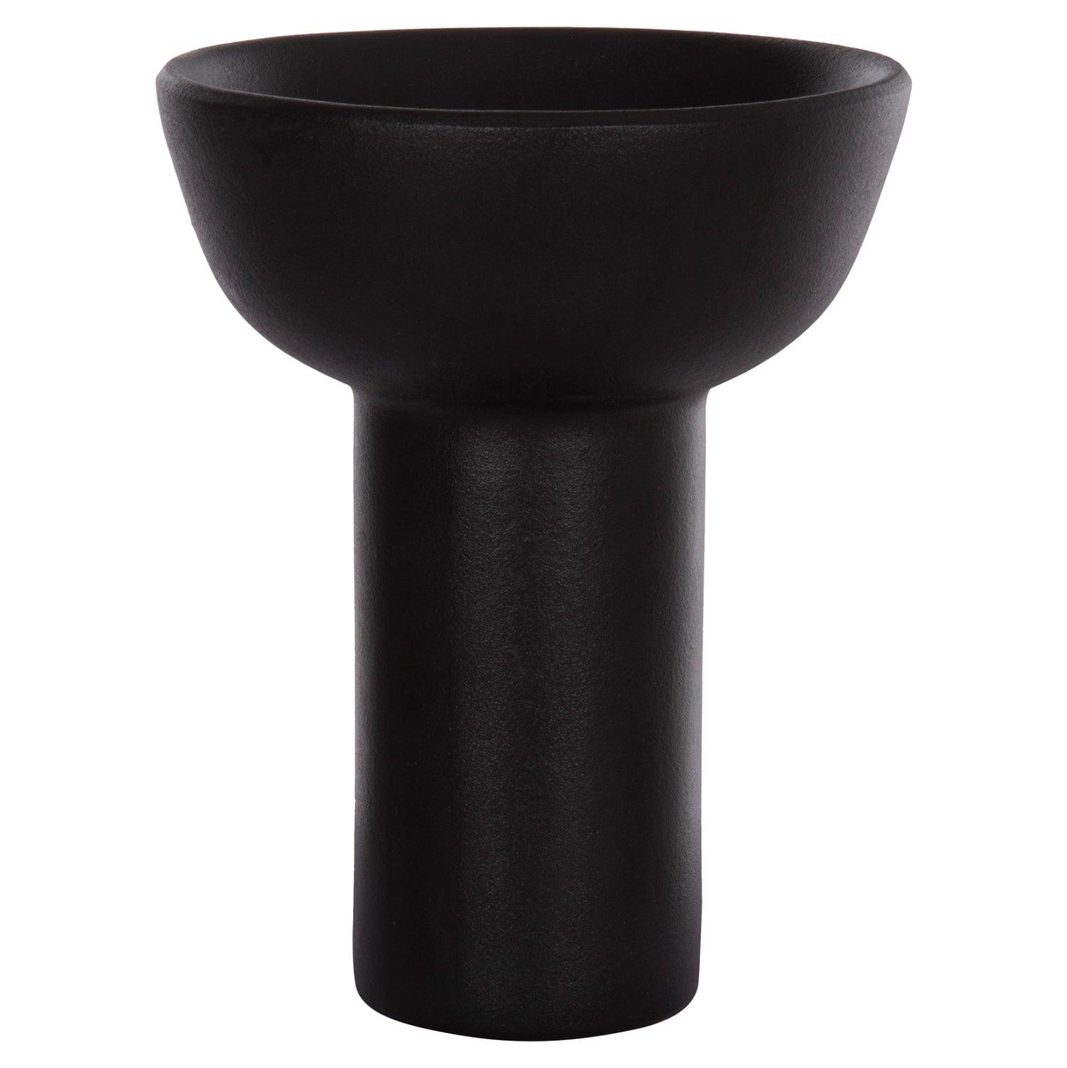 ΕΠΙΤΡΑΠΕΖΙΟ ΚΕΡΑΜΙΚΟ ΔΙΑΚΟΣΜΗΤΙΚΟ ELENDIL HM4603.02 ΜΑΥΡΟ ΜΑΤ Φ20x26.5Υεκ - Pakobazaar