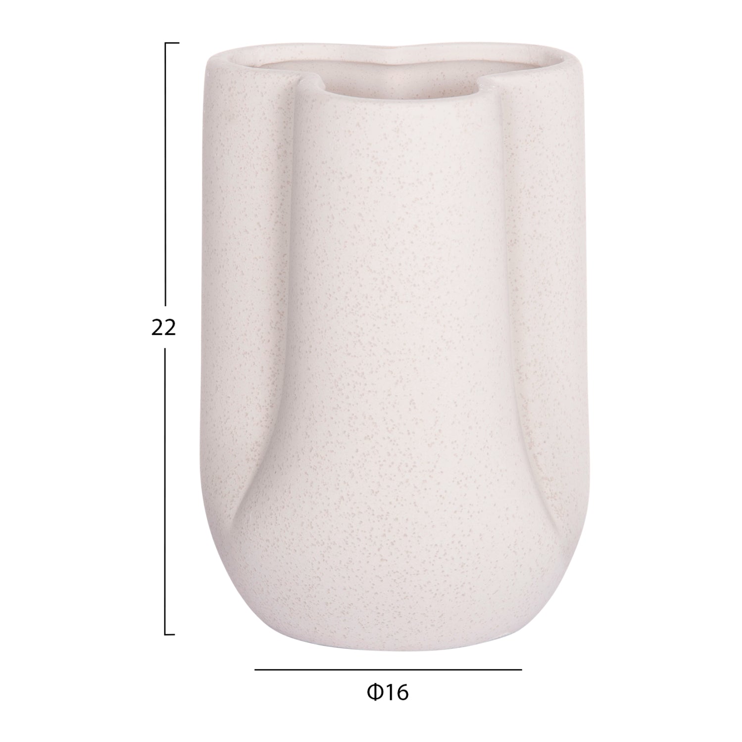 ΕΠΙΤΡΑΠΕΖΙΟ ΚΕΡΑΜΙΚΟ ΔΙΑΚΟΣΜΗΤΙΚΟ GLAΖΕ HM4613.01 ΚΡΥΣΤΑΛΛΙΚΟ ΥΠΟΛΕΥΚΟ Φ16x22Υεκ - Pakobazaar