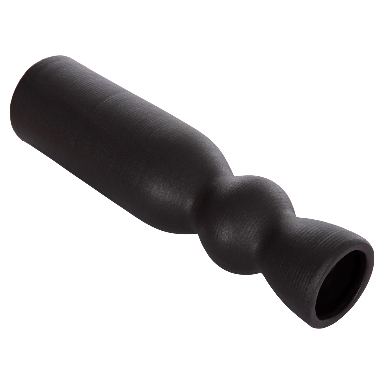 ΕΠΙΤΡΑΠΕΖΙΟ ΚΕΡΑΜΙΚΟ ΔΙΑΚΟΣΜΗΤΙΚΟ SCEPTER HM4614.02 ΜΑΥΡΟ ΜΑΤ Φ8x35Υ εκ. - Pakobazaar