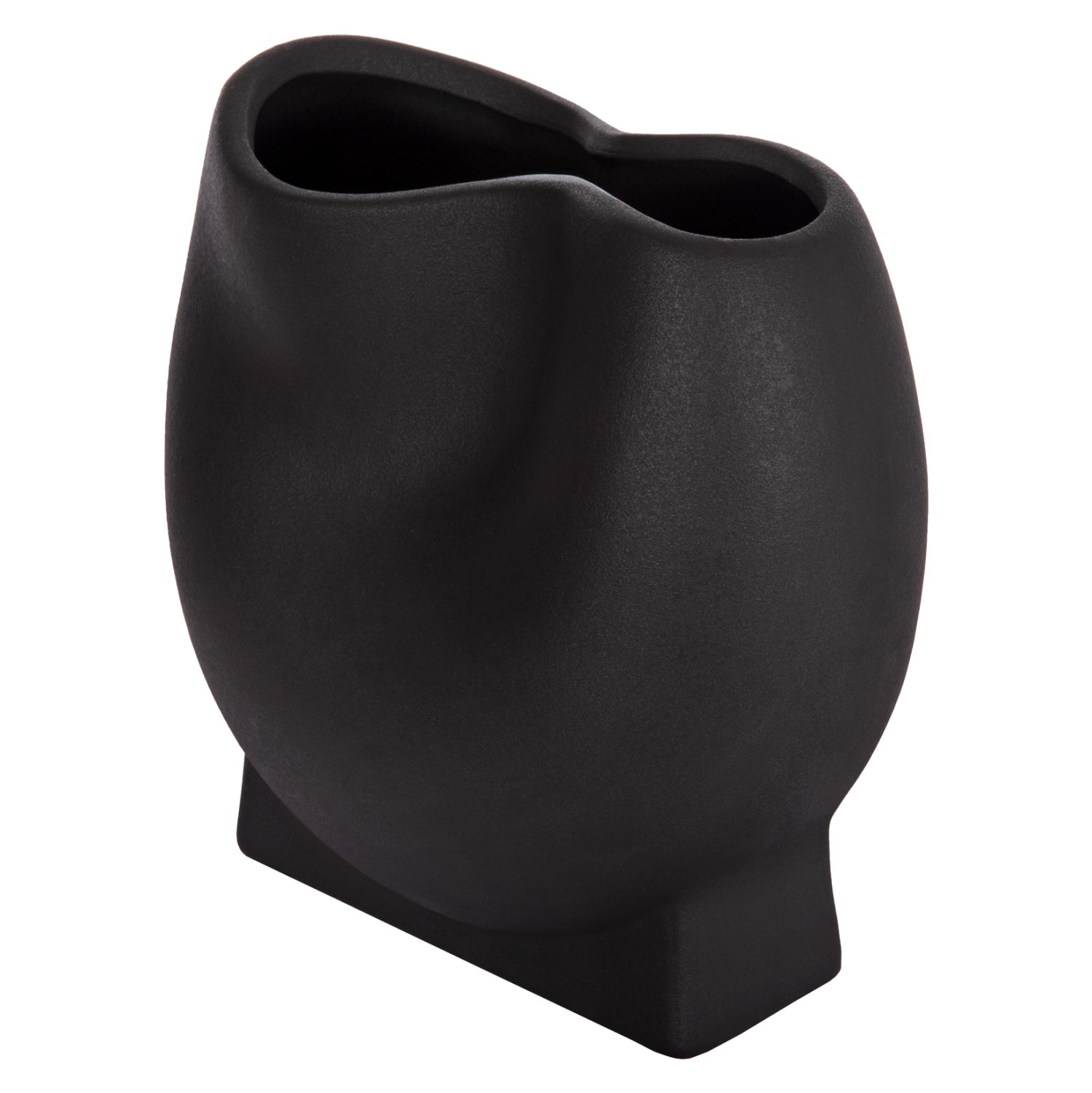 ΕΠΙΤΡΑΠΕΖΙΟ ΚΕΡΑΜΙΚΟ ΔΙΑΚΟΣΜΗΤΙΚΟ GLAΖΕ HM4610.02 ΜΑΥΡΟ ΜΑΤ 26x14x25Υεκ - Pakobazaar