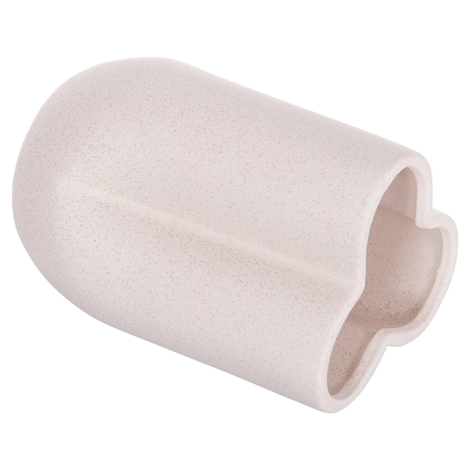 ΕΠΙΤΡΑΠΕΖΙΟ ΚΕΡΑΜΙΚΟ ΔΙΑΚΟΣΜΗΤΙΚΟ GLAΖΕ HM4613.01 ΚΡΥΣΤΑΛΛΙΚΟ ΥΠΟΛΕΥΚΟ Φ16x22Υεκ - Pakobazaar