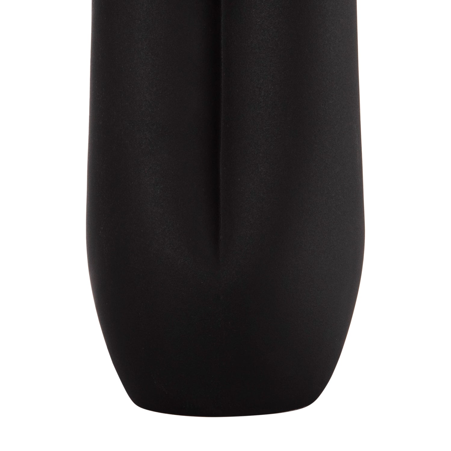 ΕΠΙΤΡΑΠΕΖΙΟ ΚΕΡΑΜΙΚΟ ΔΙΑΚΟΣΜΗΤΙΚΟ GLAΖΕ HM4611.02 ΜΑΥΡΟ ΜΑΤ Φ14x34Υ εκ. - Pakobazaar