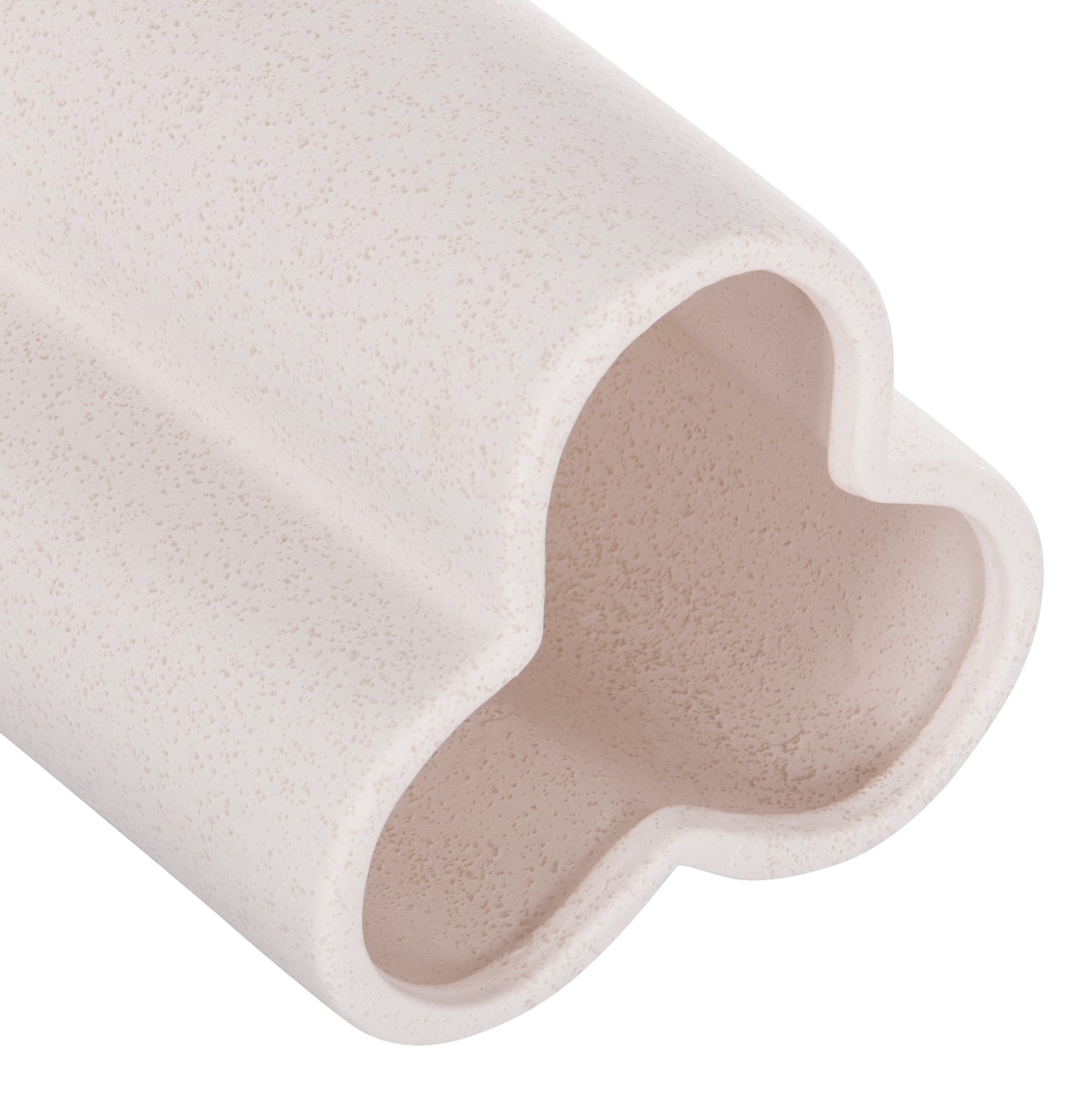 ΕΠΙΤΡΑΠΕΖΙΟ ΚΕΡΑΜΙΚΟ ΔΙΑΚΟΣΜΗΤΙΚΟ GLAΖΕ HM4613.01 ΚΡΥΣΤΑΛΛΙΚΟ ΥΠΟΛΕΥΚΟ Φ16x22Υεκ - Pakobazaar