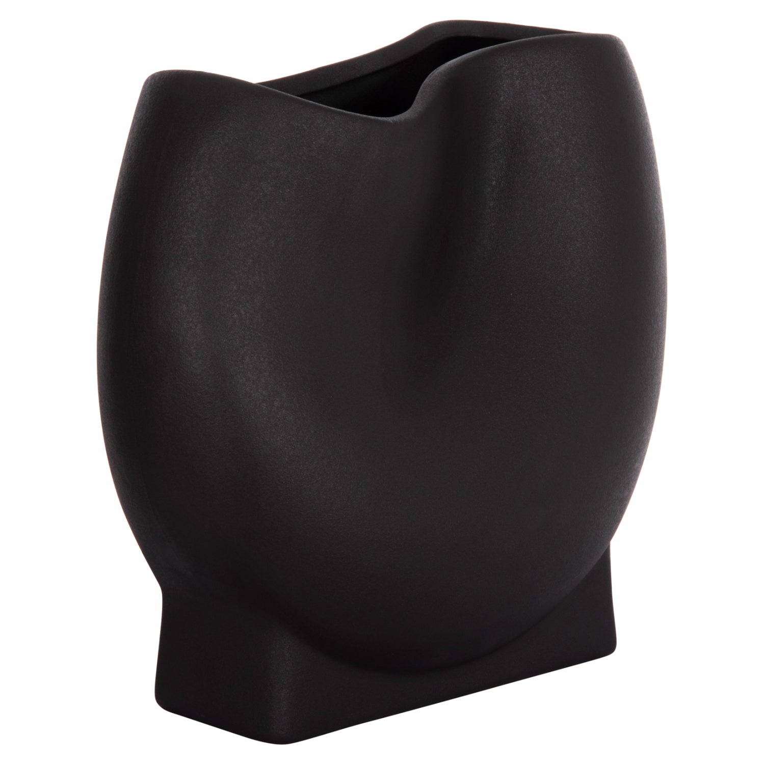 ΕΠΙΤΡΑΠΕΖΙΟ ΚΕΡΑΜΙΚΟ ΔΙΑΚΟΣΜΗΤΙΚΟ GLAΖΕ HM4610.02 ΜΑΥΡΟ ΜΑΤ 26x14x25Υεκ - Pakobazaar