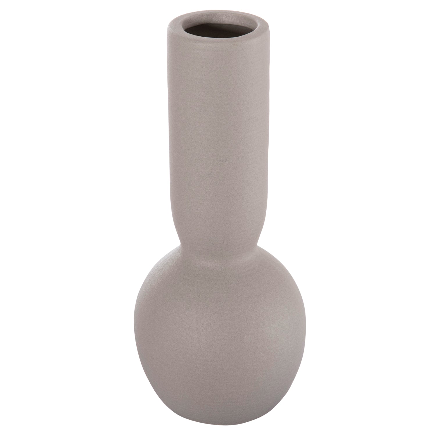 ΕΠΙΤΡΑΠΕΖΙΟ ΚΕΡΑΜΙΚΟ ΔΙΑΚΟΣΜΗΤΙΚΟ GALAD HM4616.02 ΓΚΡΙ ΜΑΤ Φ11x26Υεκ - Pakobazaar