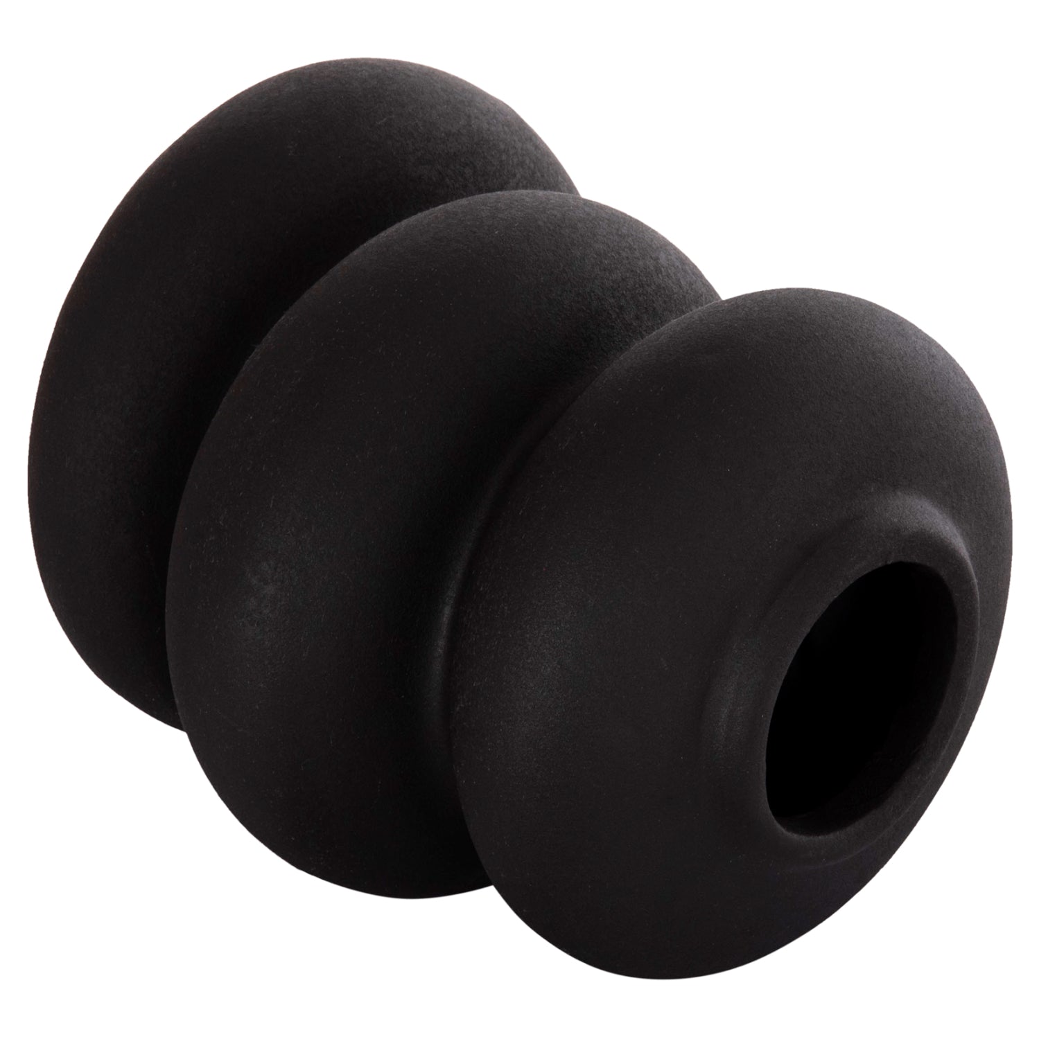 ΕΠΙΤΡΑΠΕΖΙΟ ΚΕΡΑΜΙΚΟ ΔΙΑΚΟΣΜΗΤΙΚΟ ROOK HM4628.02 ΜΑΥΡΟ ΜΑΤ Φ14x19Υεκ - Pakobazaar