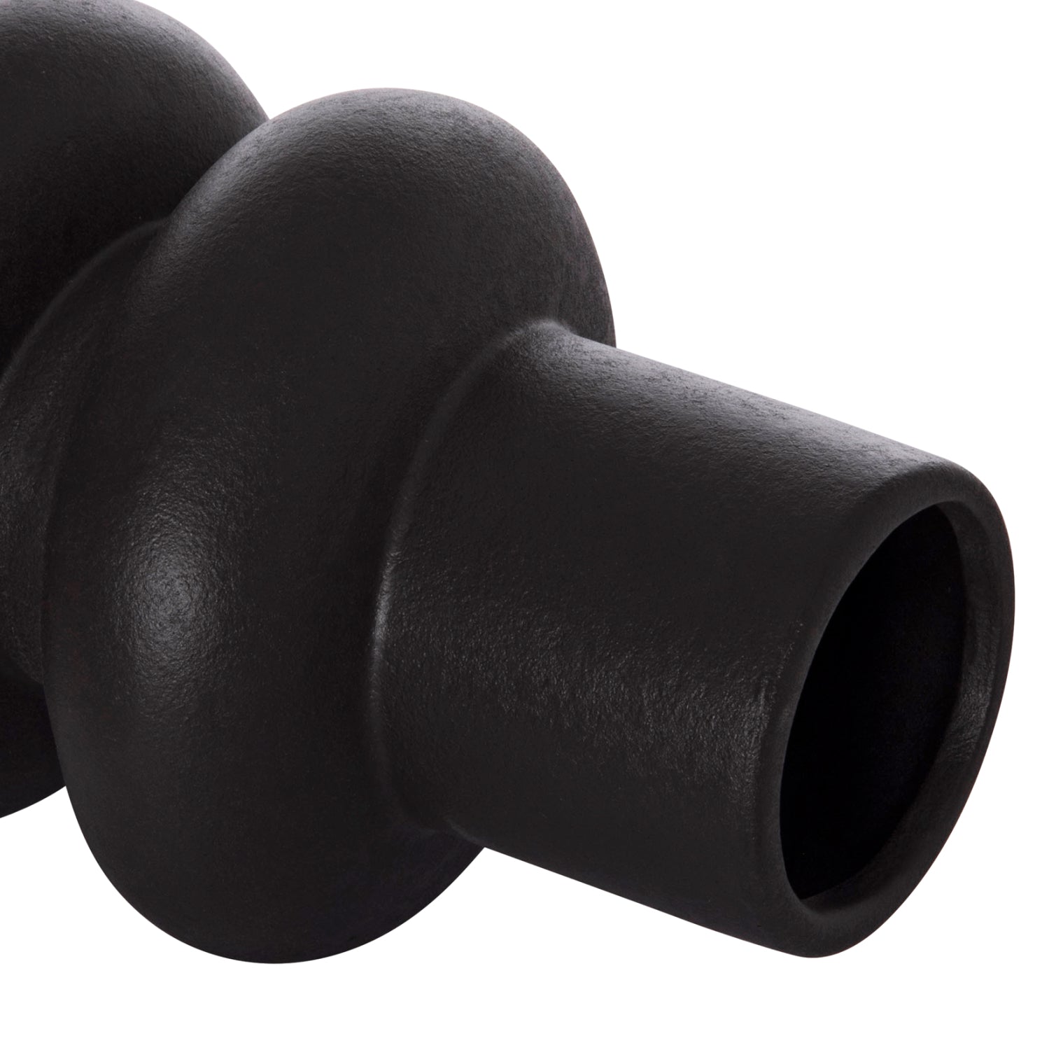 ΕΠΙΤΡΑΠΕΖΙΟ ΚΕΡΑΜΙΚΟ ΔΙΑΚΟΣΜΗΤΙΚΟ ROOK HM4627.02 ΜΑΥΡΟ ΜΑΤ Φ16x25,5Υεκ - Pakobazaar