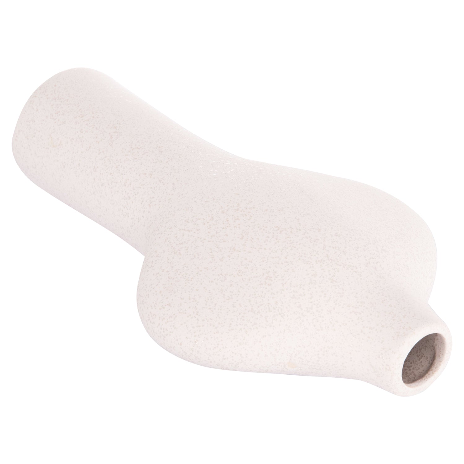 ΕΠΙΤΡΑΠΕΖΙΟ ΚΕΡΑΜΙΚΟ ΔΙΑΚΟΣΜΗΤΙΚΟ ARKEN HM4621.01 ΚΡΥΣΤΑΛΛ.ΥΠΟΛΕΥΚΟ 18x8x32Υ εκ . - Pakobazaar