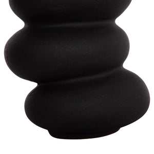 ΕΠΙΤΡΑΠΕΖΙΟ ΚΕΡΑΜΙΚΟ ΔΙΑΚΟΣΜΗΤΙΚΟ ROOK HM4628.02 ΜΑΥΡΟ ΜΑΤ Φ14x19Υεκ - Pakobazaar