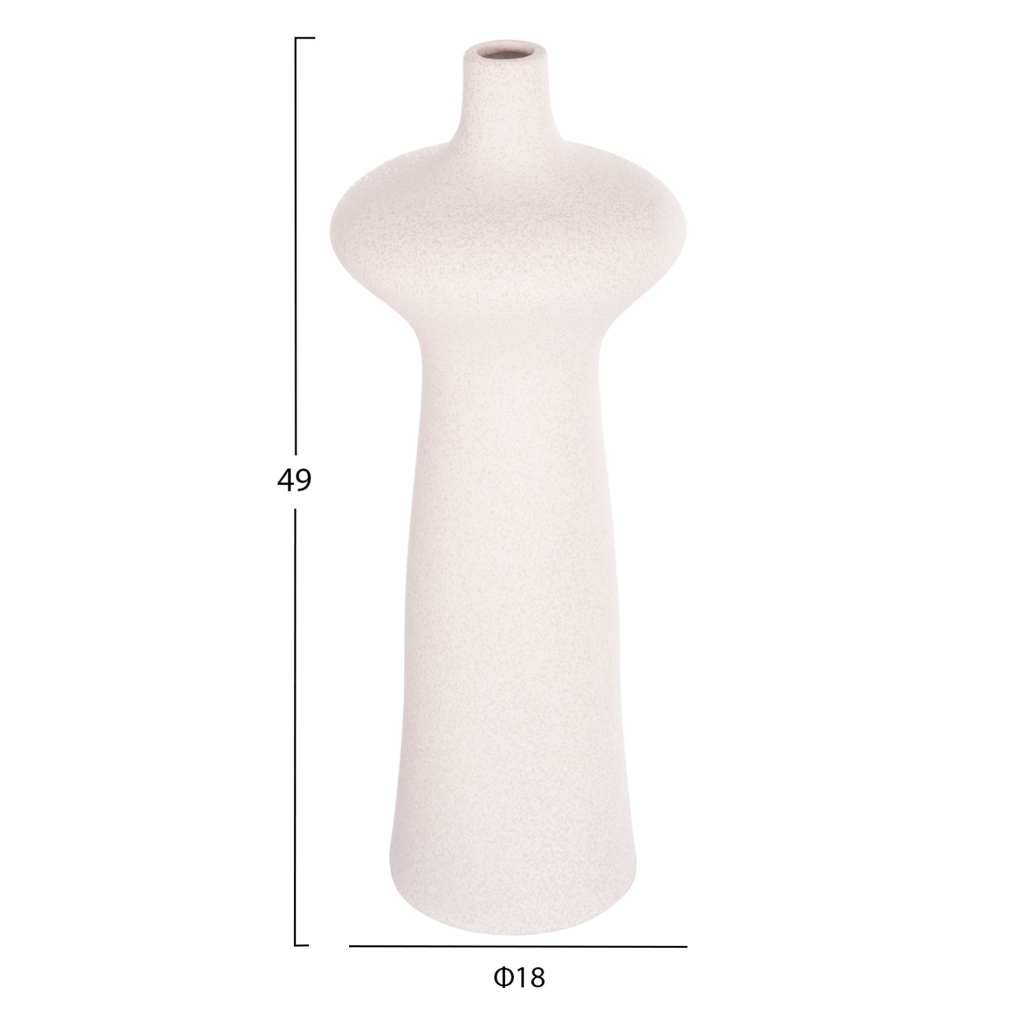 ΕΠΙΤΡΑΠΕΖΙΟ ΚΕΡΑΜΙΚΟ ΔΙΑΚΟΣΜΗΤΙΚΟ SCEPTER HM4636.01 ΚΡΥΣΤΑΛΛΙΚΟ ΥΠΟΛΕΥΚΟ Φ18x49Υεκ - Pakobazaar