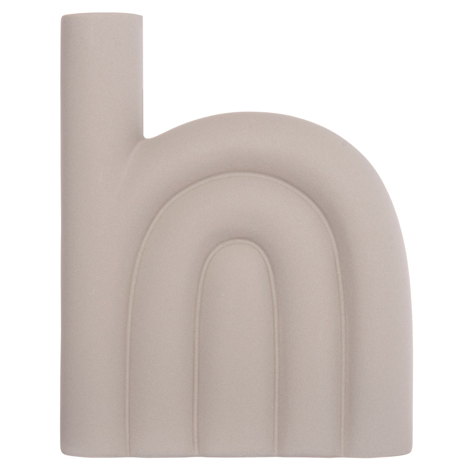 ΕΠΙΤΡΑΠΕΖΙΟ ΚΕΡΑΜΙΚΟ ΔΙΑΚΟΣΜΗΤΙΚΟ ARCON HM4639.03 ΓΚΡΙ ΜΑΤ 23x5,5x29Υ εκ. - Pakobazaar