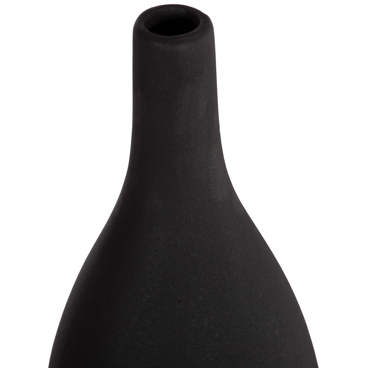 ΕΠΙΤΡΑΠΕΖΙΟ ΚΕΡΑΜΙΚΟ ΔΙΑΚΟΣΜΗΤΙΚΟ GALAD HM4635.02 ΜΑΥΡΟ ΜΑΤ Φ14x33,5Υεκ - Pakobazaar