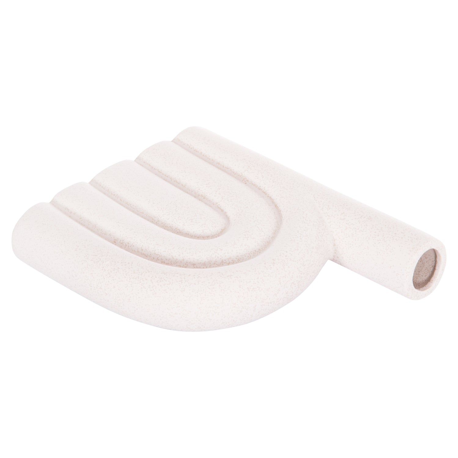 ΕΠΙΤΡΑΠΕΖΙΟ ΚΕΡΑΜΙΚΟ ΔΙΑΚΟΣΜΗΤΙΚΟ ARCON HM4639.01 ΚΡΥΣΤΑΛΛΙΚΟ ΥΠΟΛΕΥΚΟ 23,5x5,5x29,5Υεκ - Pakobazaar