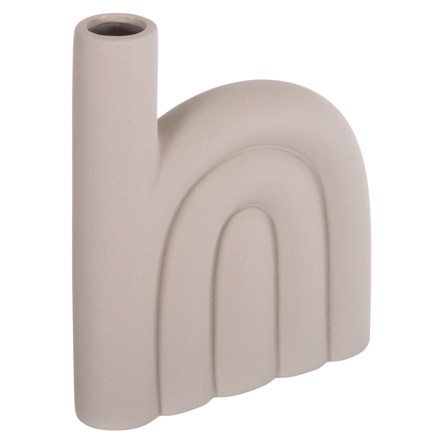 ΕΠΙΤΡΑΠΕΖΙΟ ΚΕΡΑΜΙΚΟ ΔΙΑΚΟΣΜΗΤΙΚΟ ARCON HM4639.03 ΓΚΡΙ ΜΑΤ 23x5,5x29Υ εκ. - Pakobazaar