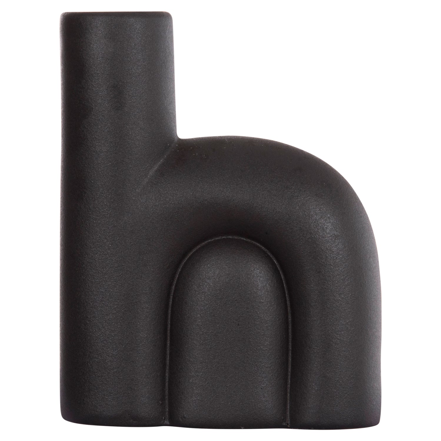 ΕΠΙΤΡΑΠΕΖΙΟ ΚΕΡΑΜΙΚΟ ΔΙΑΚΟΣΜΗΤΙΚΟ ARCON HM4640.02 ΜΑΥΡΟ ΜΑΤ 19x7x24Υ εκ. - Pakobazaar