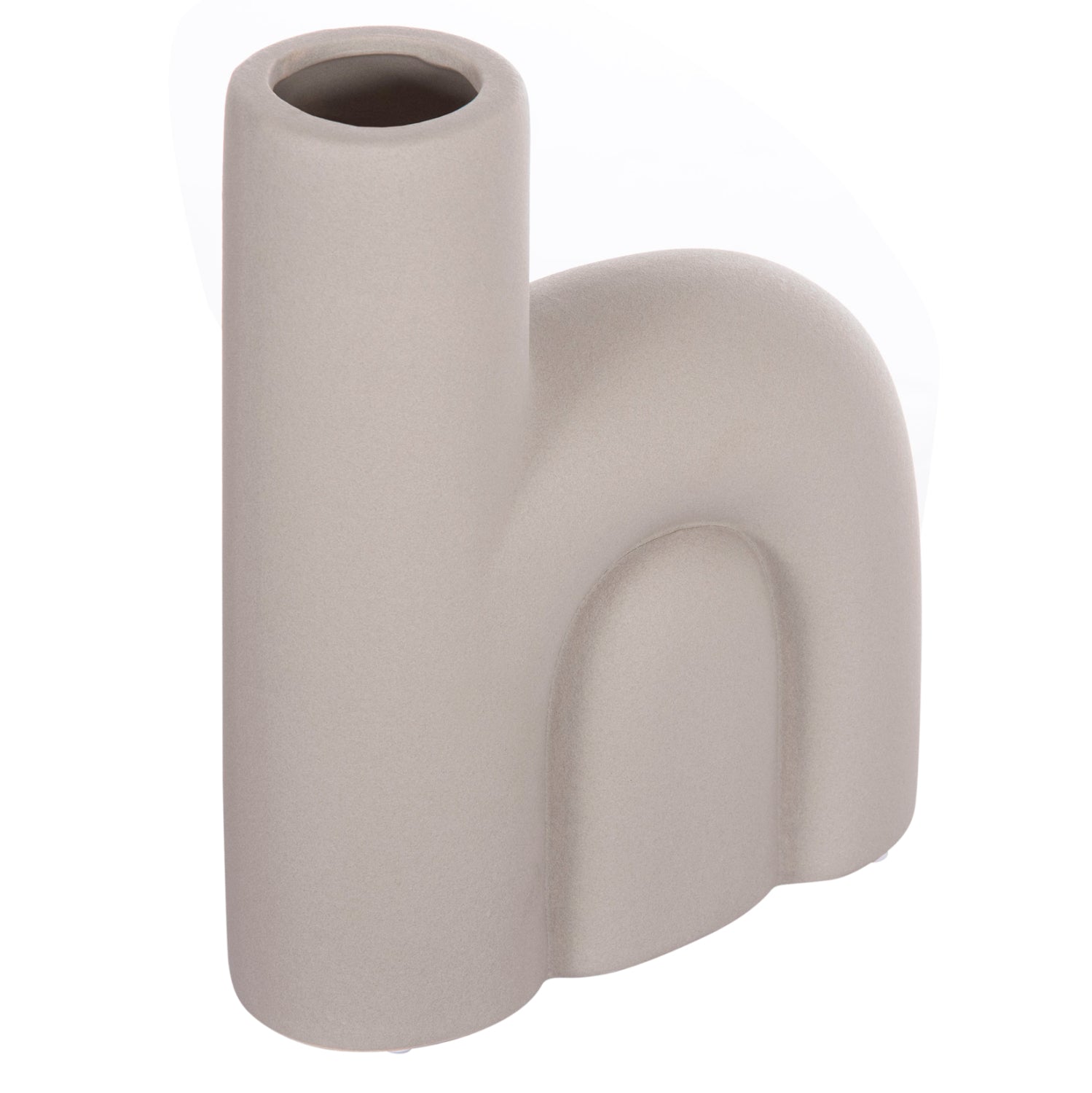 ΕΠΙΤΡΑΠΕΖΙΟ ΚΕΡΑΜΙΚΟ ΔΙΑΚΟΣΜΗΤΙΚΟ ARCON HM4640.03 ΓΚΡΙ ΜΑΤ 19x7x24Υ εκ. - Pakobazaar