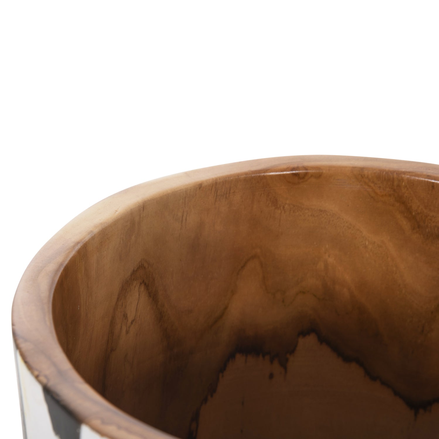 ΕΠΙΤΡΑΠΕΖΙΟ ΚΥΛΙΝΔΡΙΚΟ ΔΙΑΚΟΣΜΗΤΙΚΟ BAZO ΑΠΟ ΞΥΛΟ ΤΕΑΚ Φ26x26Yεκ.HM7727 - Pakobazaar