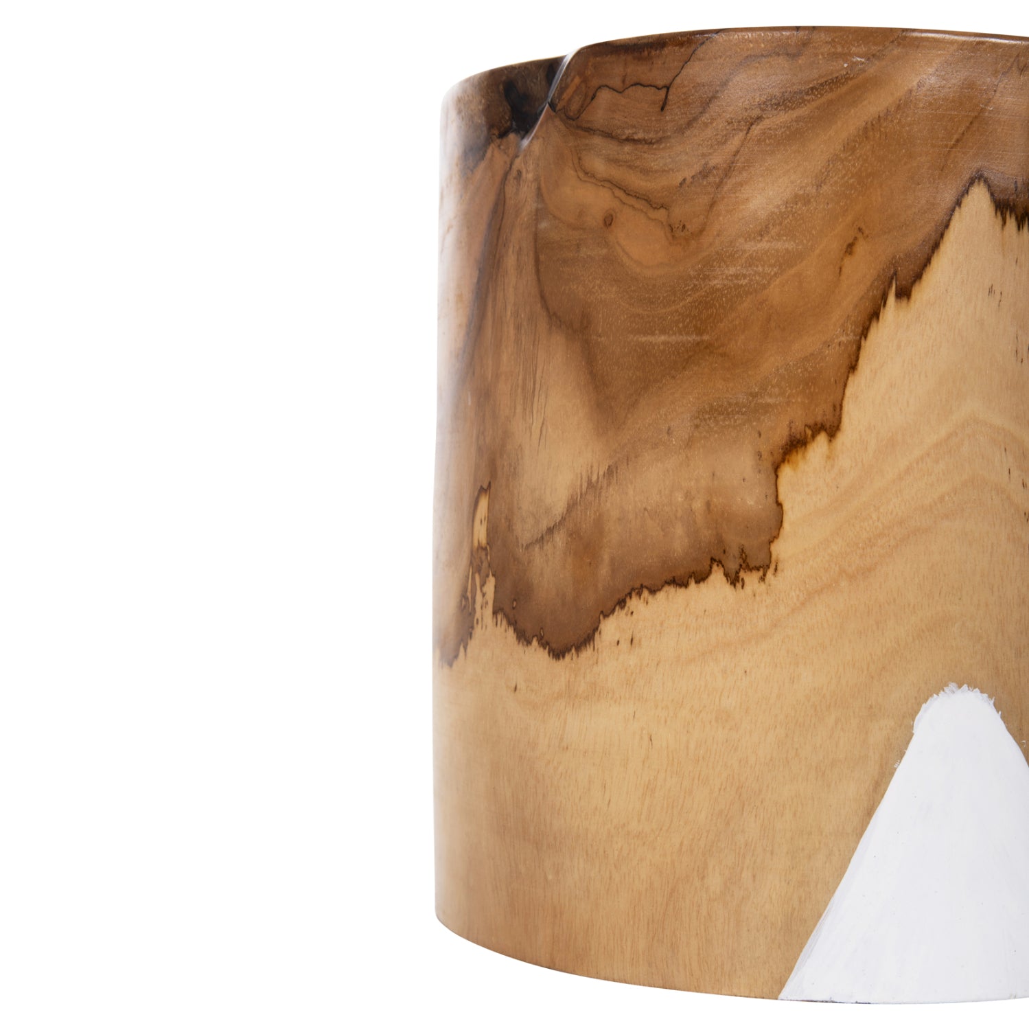 ΕΠΙΤΡΑΠΕΖΙΟ ΚΥΛΙΝΔΡΙΚΟ ΔΙΑΚΟΣΜΗΤΙΚΟ BAZO ΑΠΟ ΞΥΛΟ ΤΕΑΚ Φ26x26Yεκ.HM7727 - Pakobazaar