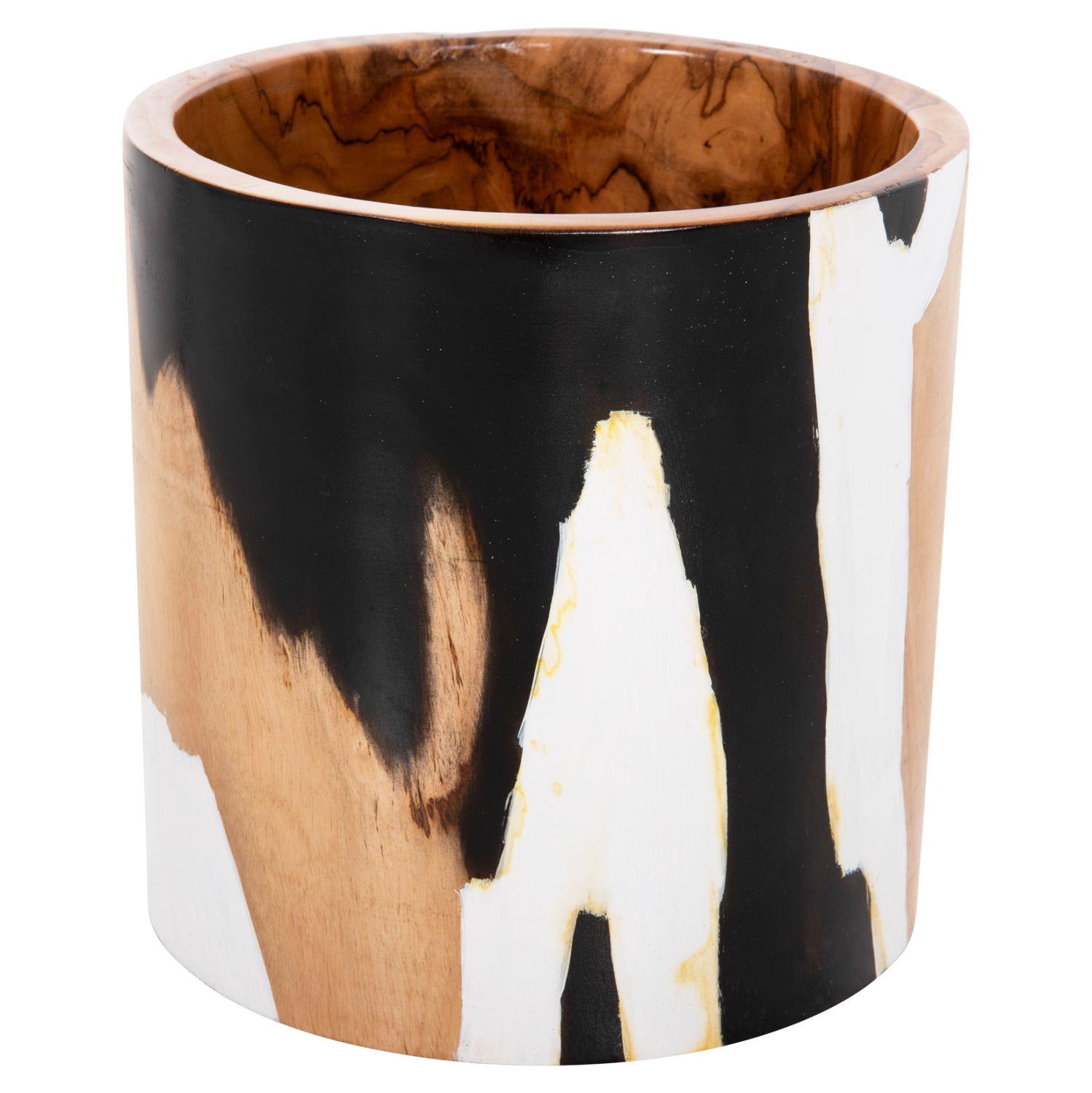 ΕΠΙΤΡΑΠΕΖΙΟ ΚΥΛΙΝΔΡΙΚΟ ΔΙΑΚΟΣΜΗΤΙΚΟ BAZO ΑΠΟ ΞΥΛΟ ΤΕΑΚ Φ26x26Yεκ.HM7727 - Pakobazaar