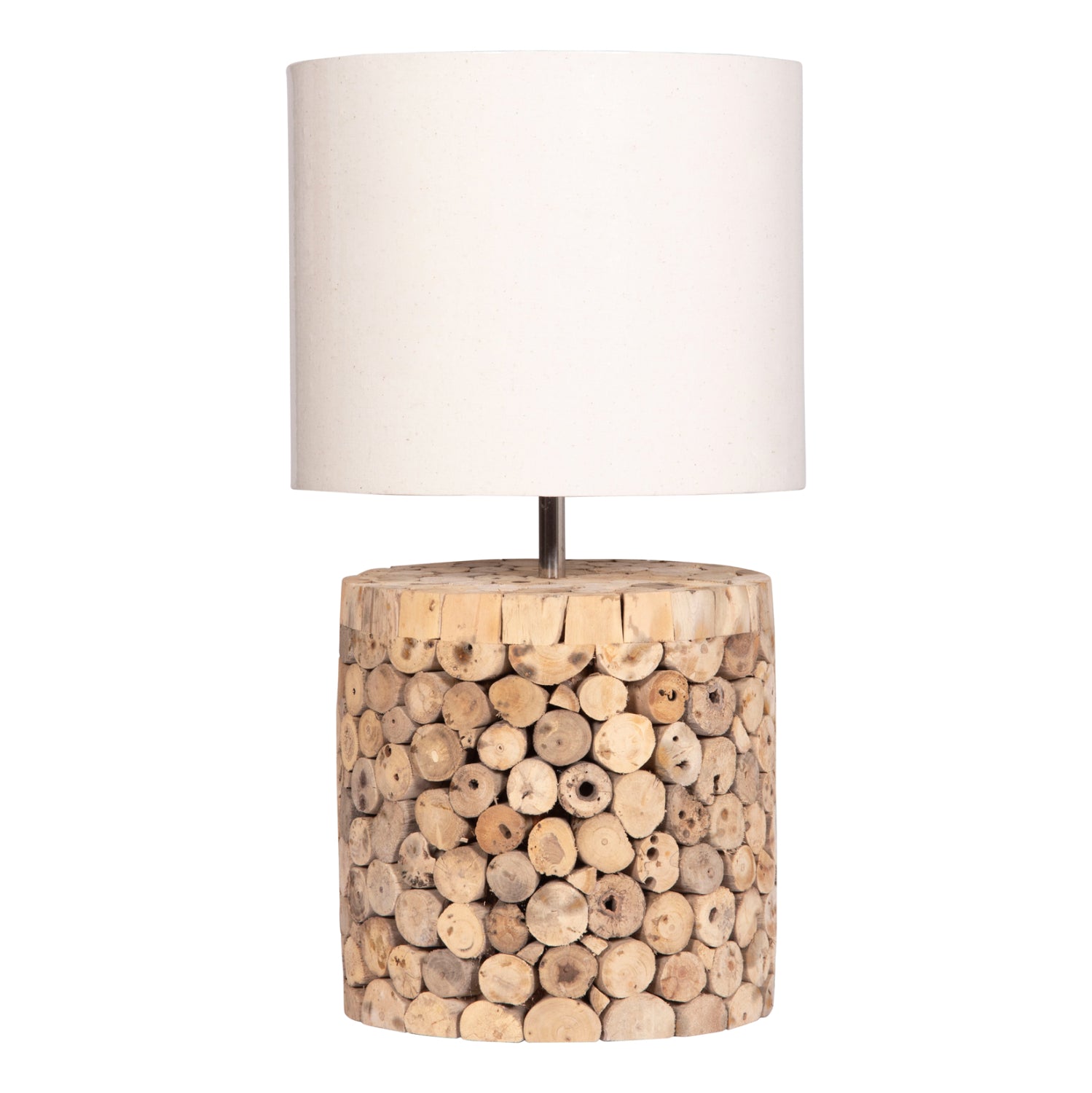 ΕΠΙΤΡΑΠΕΖΙΟ ΚΥΛΙΝΔΡΙΚΟ ΦΩΤΙΣΤΙΚΟ TWIGGY HM4427 DRIFTWOOD & ΜΠΕΖ ΚΑΠΕΛΟ Φ24.5x45Υεκ. - Pakobazaar