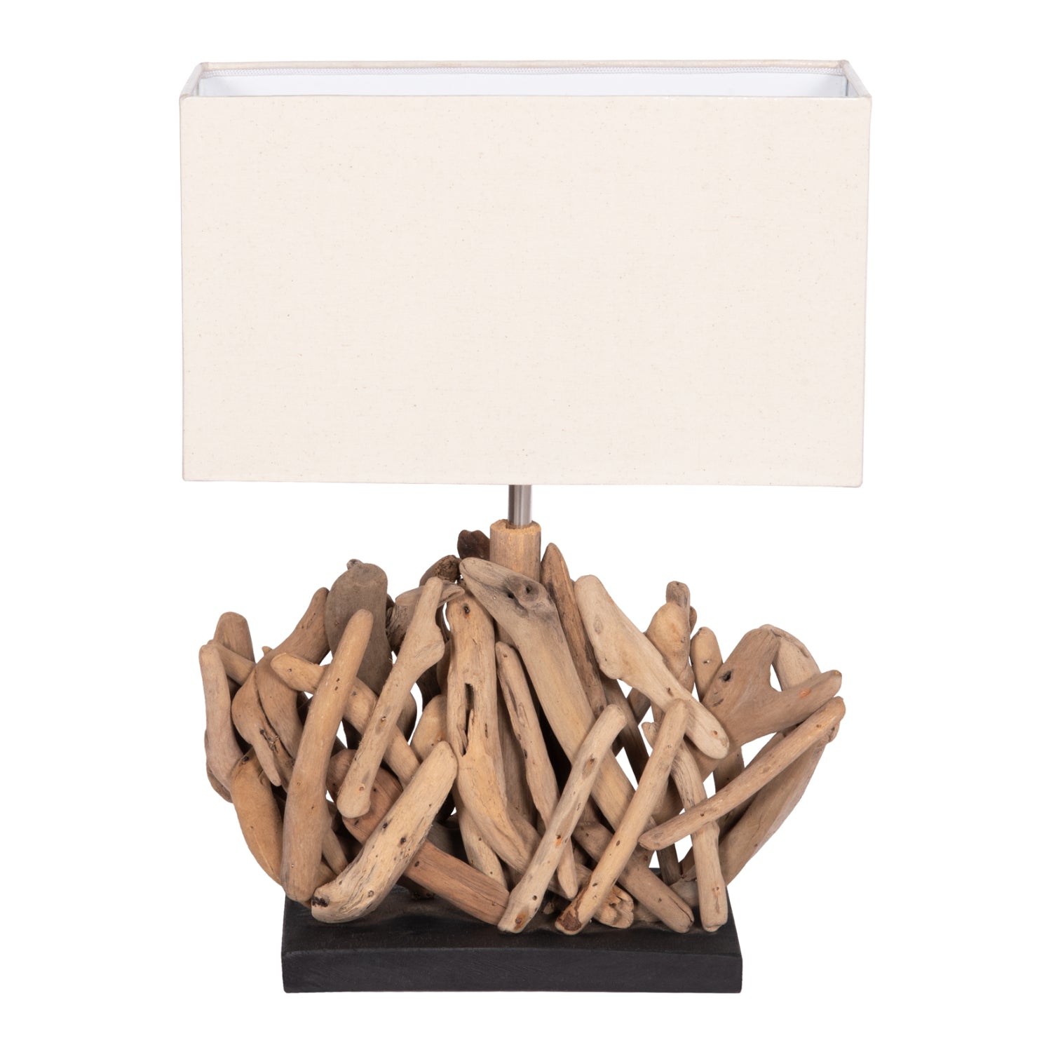 ΕΠΙΤΡΑΠΕΖΙΟ ΟΡΘΟΓΩΝΙΟ ΦΩΤΙΣΤΙΚΟ TWIGGY HM4424 DRIFTWOOD & ΛΕΥΚΟ ΚΑΠΕΛΟ 35.5x15x47Υεκ. - Pakobazaar