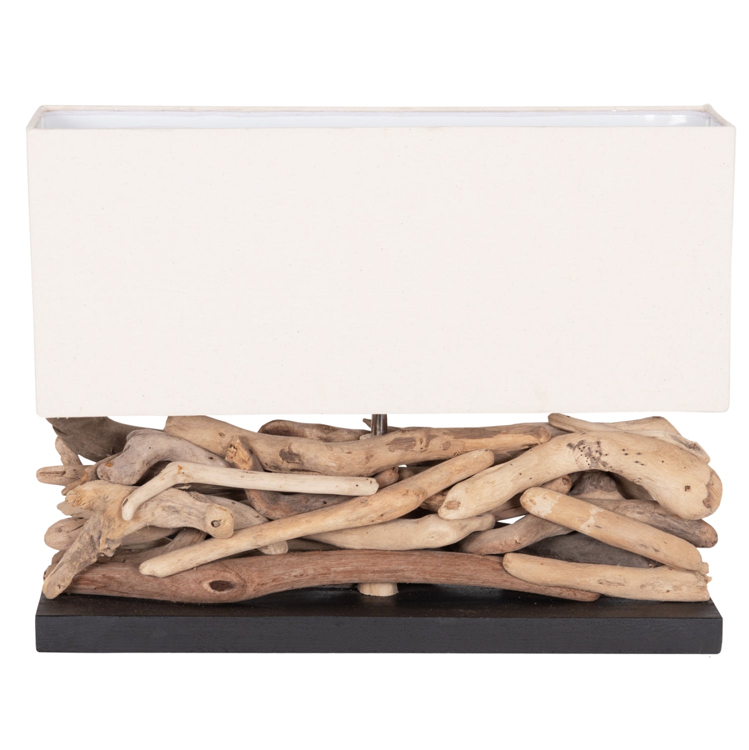 ΕΠΙΤΡΑΠΕΖΙΟ ΟΡΘΟΓΩΝΙΟ ΦΩΤΙΣΤΙΚΟ TWIGGY HM4432 DRIFTWOOD & ΛΕΥΚΟ ΚΑΠΕΛΟ 50x16,5x38Υεκ. - Pakobazaar