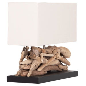 ΕΠΙΤΡΑΠΕΖΙΟ ΟΡΘΟΓΩΝΙΟ ΦΩΤΙΣΤΙΚΟ TWIGGY HM4432 DRIFTWOOD & ΛΕΥΚΟ ΚΑΠΕΛΟ 50x16,5x38Υεκ. - Pakobazaar